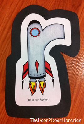 Letter R Rocket