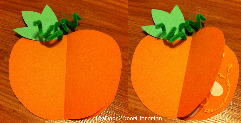 Peekaboo Pumpkin Craft